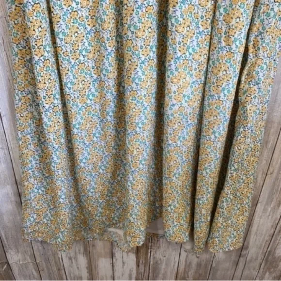 NWT Faithfull The Brand Patrinico Sabinosa Floral Midi Dress Puff Sleeve 4 - Picture 3 of 8